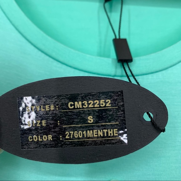 Cupio Mint Green Bucle Embroidered Cactus Graphic Tank Top New Nwt Size Small - Picture 8 of 12